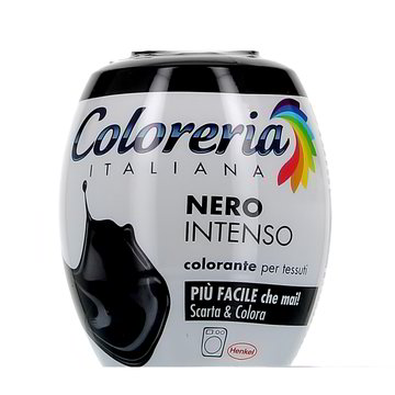 coloreria italiana colorante per tessuti - nero intenso: :  prodotti per bucato e tessuti