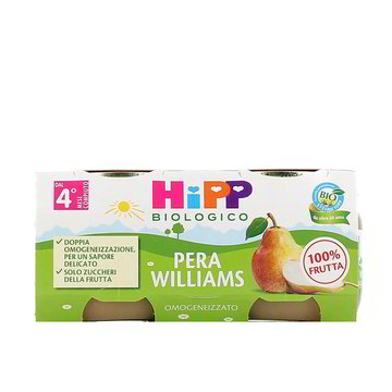 Hipp Bio Omogeneizzato Pera Williams 2x80 g