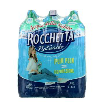 Acqua Rocchetta Naturale 1,5 x 6 plastica - Spesa Online 24