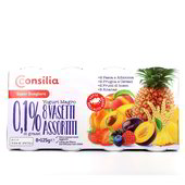 Yogurt Magro 0% Di Grassi 8 Yogurt Assortiti Ananas, Ciliegia, Fragola,  Pesca 8 X 125 G -  