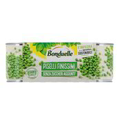 BONDUELLE Piselli finissimi.Peso sgocciolato 420 GR Peso della confezione  600 gr.3 confezioni. - Basko