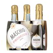 Prosecchino Maschio in bottiglia di vetro - Acquista Online Prosecco  Maschio in bottiglie di vetro piccole 3 x 200 ml